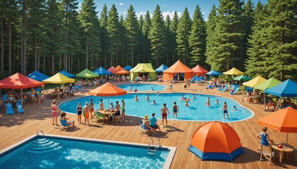 Piscine et tournois : profitez des activités camping