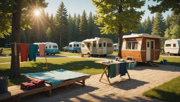 Wi-Fi et laverie parmi les services camping utiles