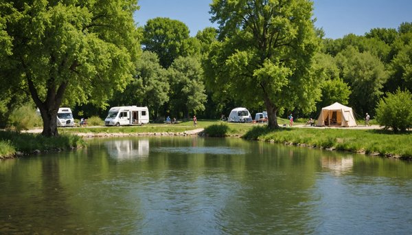 Camping uzès : découvrez le charme du saint michelet en bord de rivière