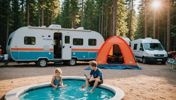 Où trouver un camping avec piscine chauffée pour les petits ?